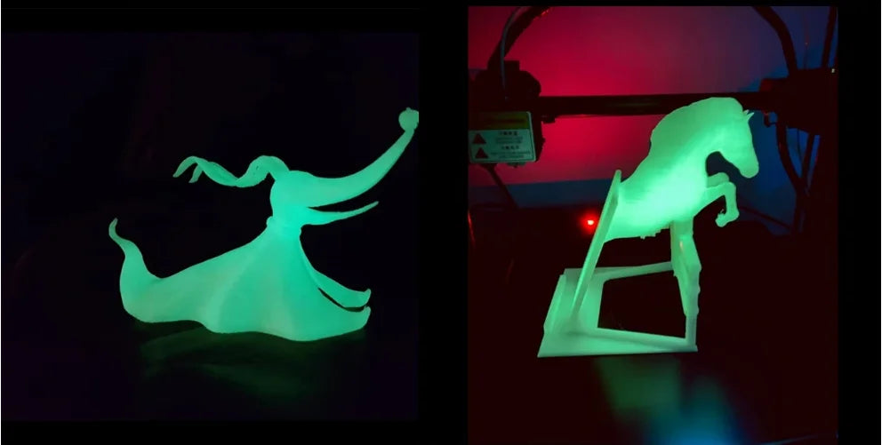 Eryone 250G Luminous PLA Filament 1.75mm Glow In The Dark Plastic PLA 3D Printing Materials High Quality Wholesale Fast Shipping