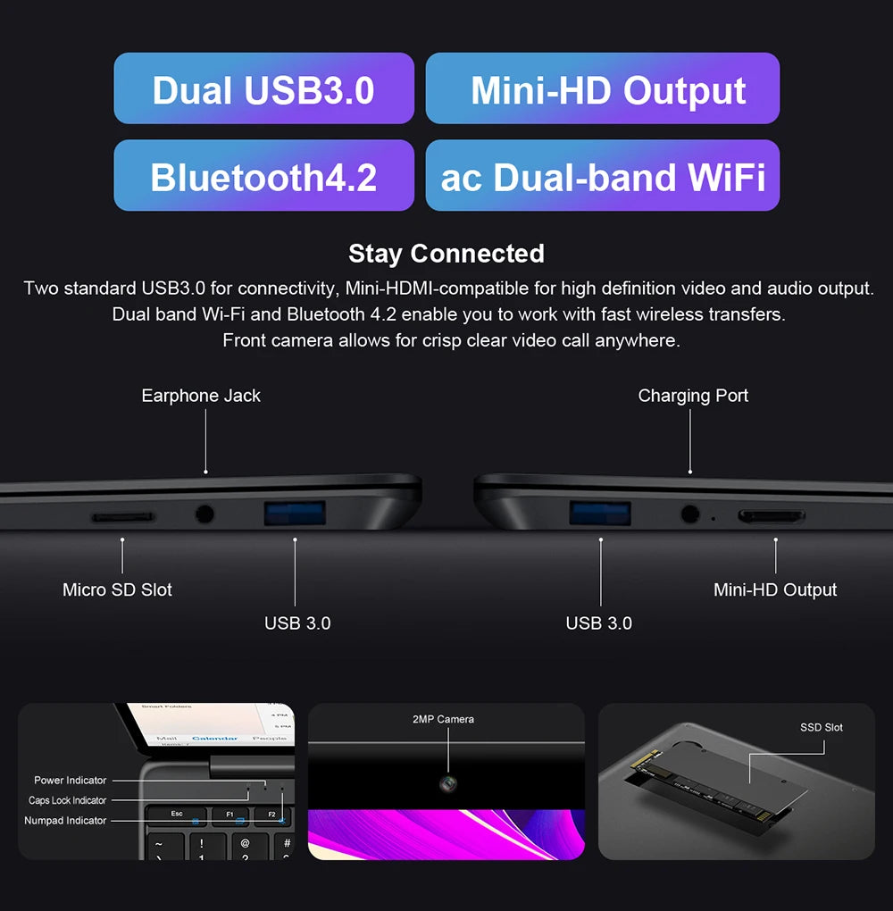 Teclast F15S laptop, 15,6 inch, 6GB/8GB RAM, 128GB ROM, Celeron J3455/N4020/N3350, Windows 10 OS, 1920x1080 IPS, UHD 500 GPU, Du
