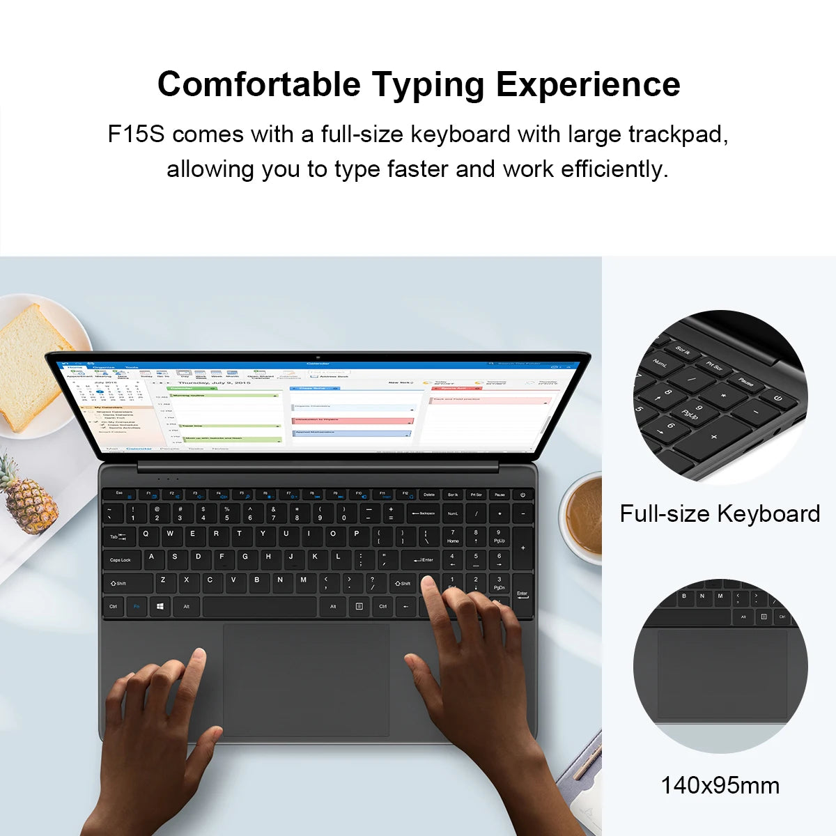Teclast F15S laptop, 15,6 inch, 6GB/8GB RAM, 128GB ROM, Celeron J3455/N4020/N3350, Windows 10 OS, 1920x1080 IPS, UHD 500 GPU, Du