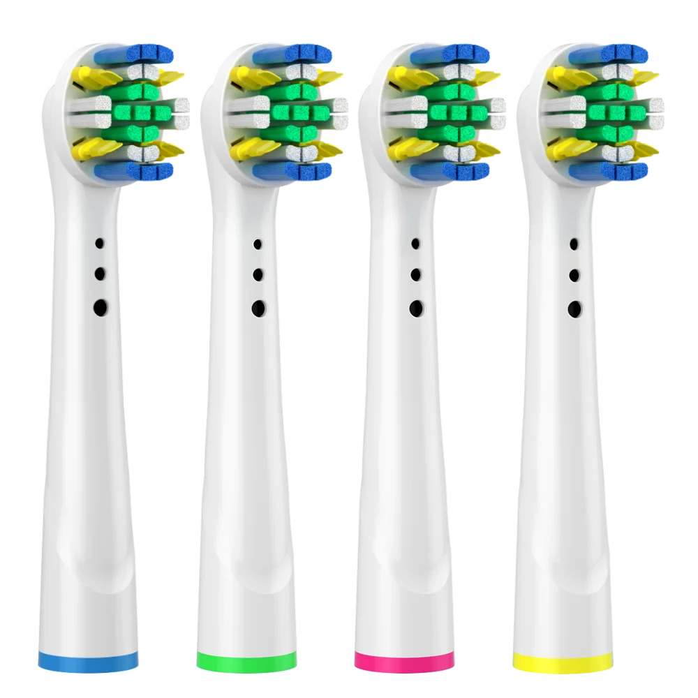 Universal Sonic Electric Toothbrush Replacement Brush Head 4 PCS DuPont Soft Bristle Oral Care Dental Cleaning