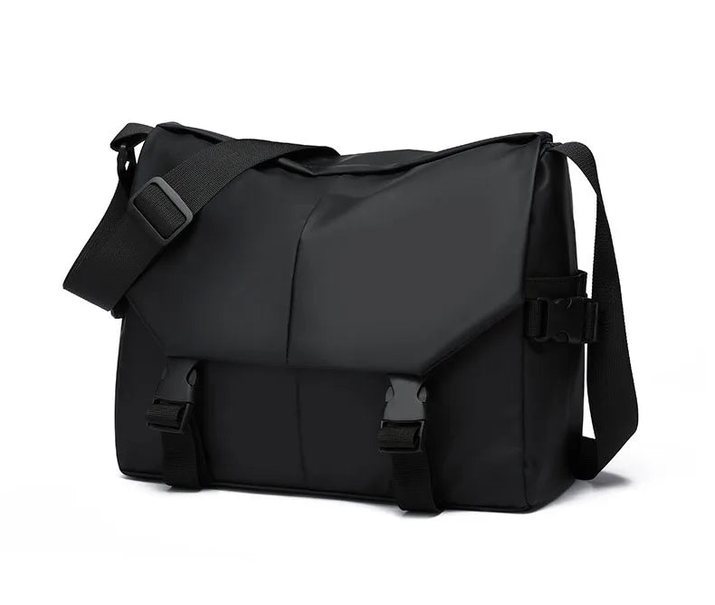Men Motorcycle Cycling Messenger Bags Waterproof Big Crossbody Shoulder Bag Personalized Hip Hop Street Travel Cross Bag Male