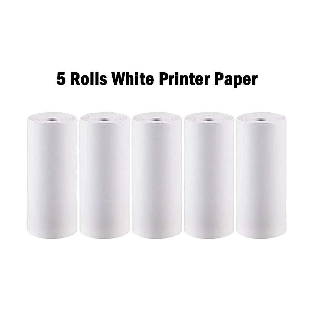 Thermal Paper MINI Printing Self-adhesive Label Sticker For Mini Printers Pose Machine Kid Camera Stickers 57mm Width Rolls