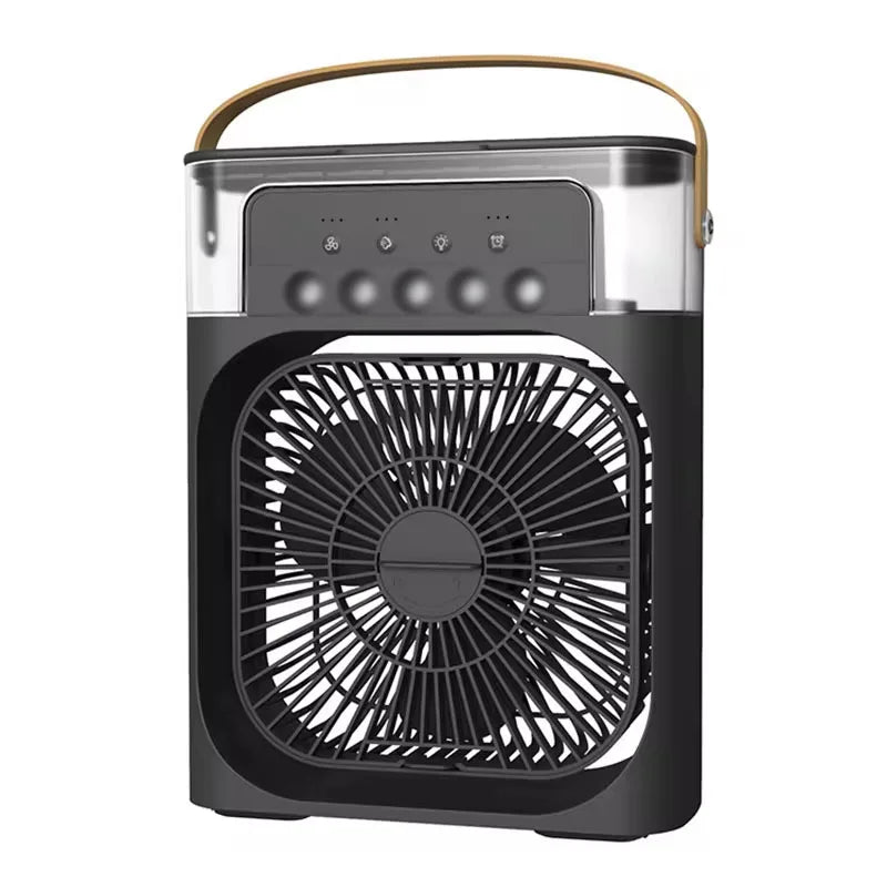 XIAOMI Portable Fan 3 in 1 Humidifier Air Adjustment LED Light Household USB Chargeable Air Conditioner Office Moisturizing Fans