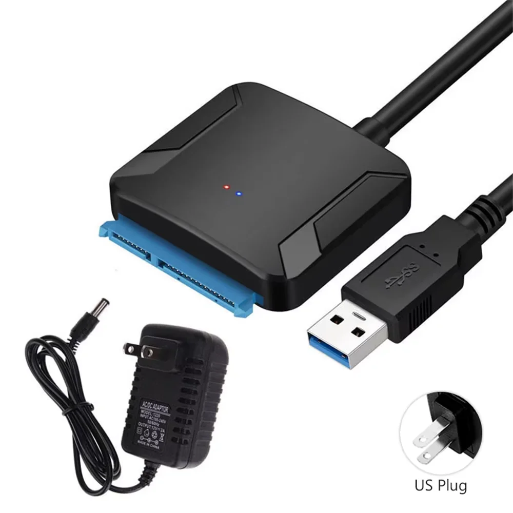 New Style For 2.5” 3.5” SATA SSD & HDD Laptop Hard Disk Drive DVD CD-ROM DVD-ROM USB 3.0 to SATA Adapter Converter Cable 5Gbps