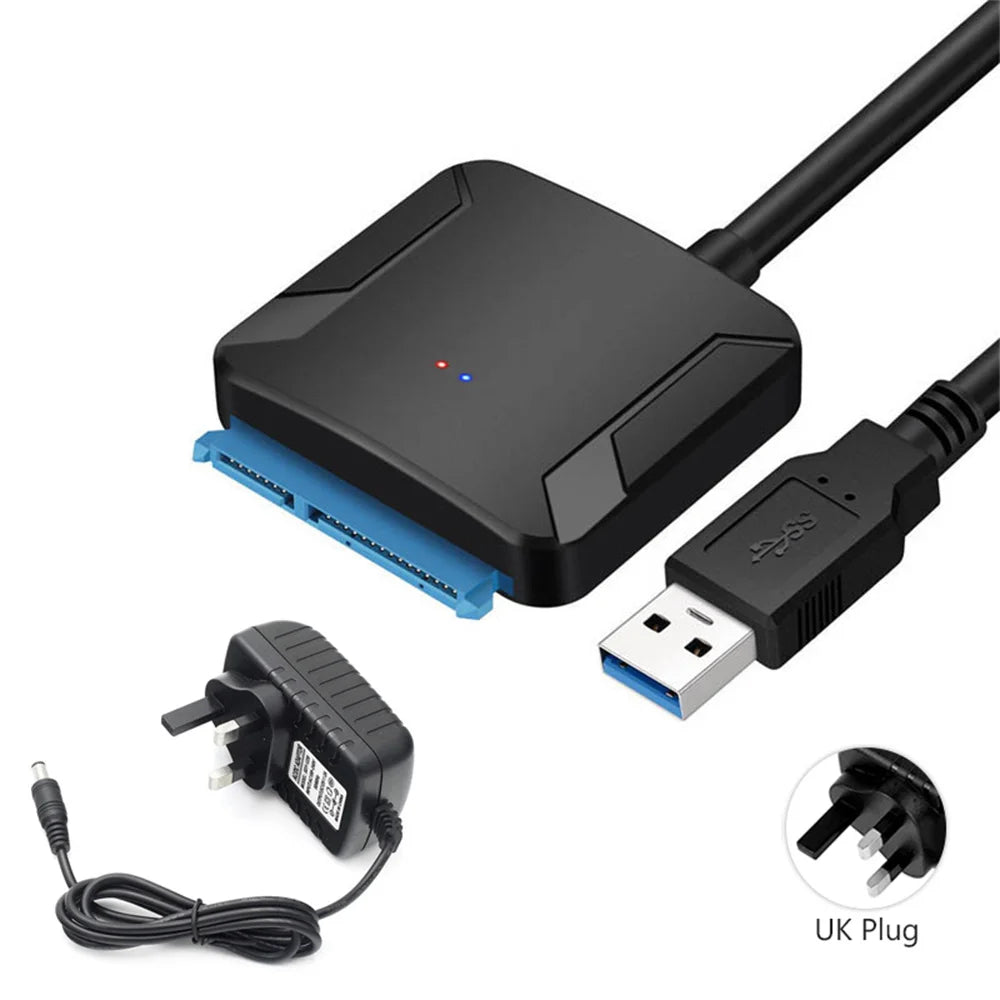 New Style For 2.5” 3.5” SATA SSD & HDD Laptop Hard Disk Drive DVD CD-ROM DVD-ROM USB 3.0 to SATA Adapter Converter Cable 5Gbps