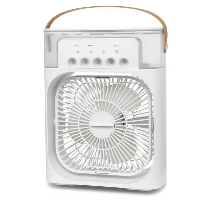 XIAOMI Portable Fan 3 in 1 Humidifier Air Adjustment LED Light Household USB Chargeable Air Conditioner Office Moisturizing Fans