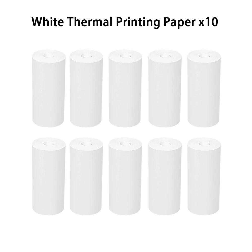 Mini Portable Printer Thermal Paper HD 57*25mm Universal Self-adhesive Roll Paper Label Sticker For Phone Printing Picture Photo
