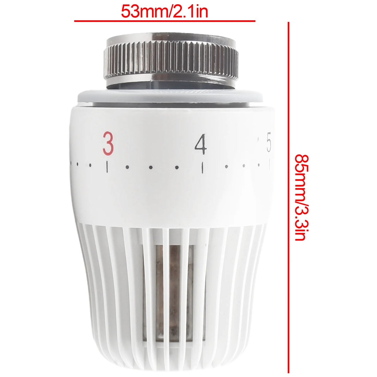 Thermostatic Temperature Control Valve Head M30x1.5 Thermostatic Radiator Valve Replacement Sensor Head 6-28 °c Heating Radiator