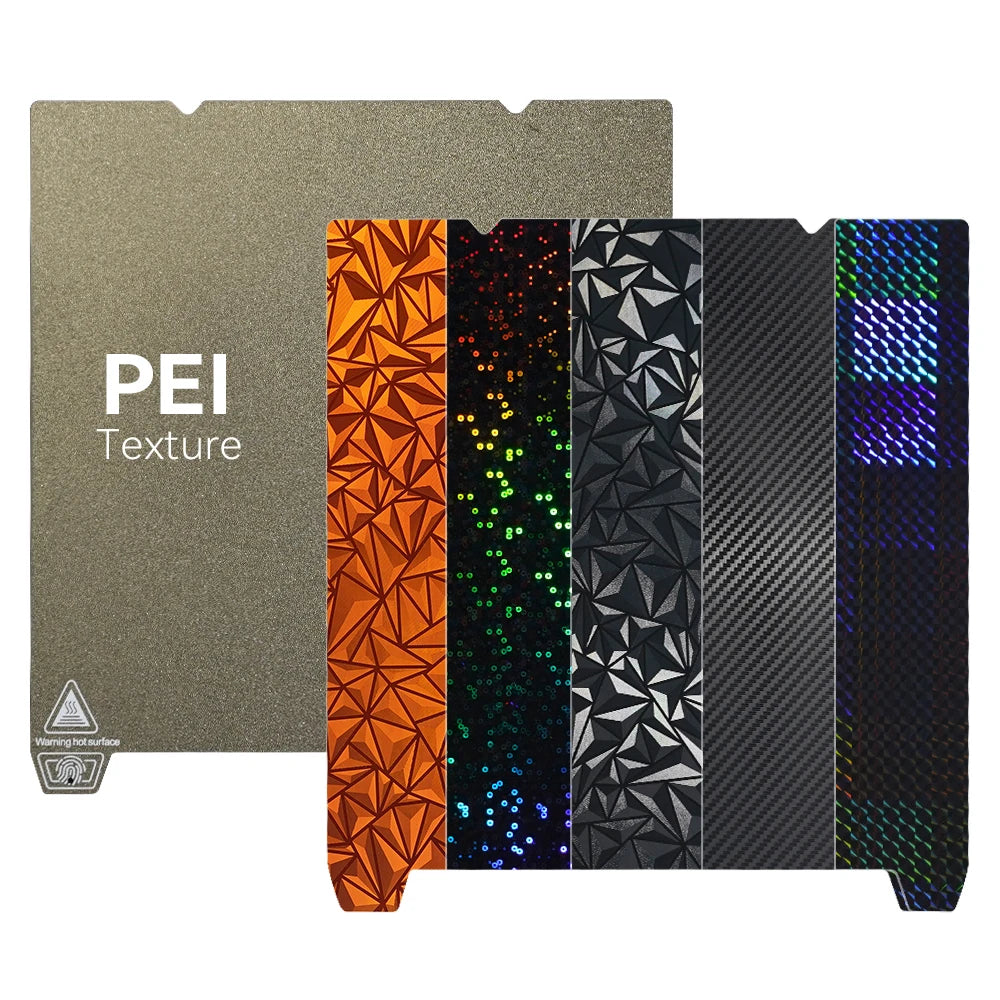 For Ender 3 V3 SE Build Plate Texture Pei Spring Steel 235x235mm Smooth PEY PET PEO Sheet For Creality K1/ Ender3 V3-KE/S1 Pro