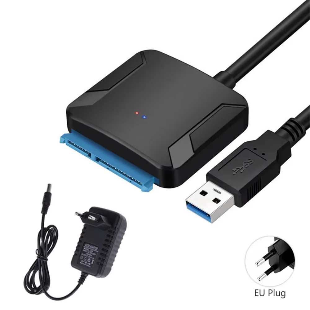 New Style For 2.5” 3.5” SATA SSD & HDD Laptop Hard Disk Drive DVD CD-ROM DVD-ROM USB 3.0 to SATA Adapter Converter Cable 5Gbps
