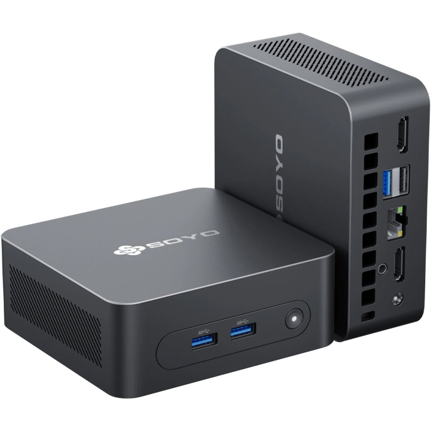 SOYO M2 PLUS 2 Mini PC Intel Alder Lake N100 Windows 11 Pro MiniPC 16GB DDR4 512GB PCIe M.2 SSD WiFi 5 BT5.0 Desktop Computer