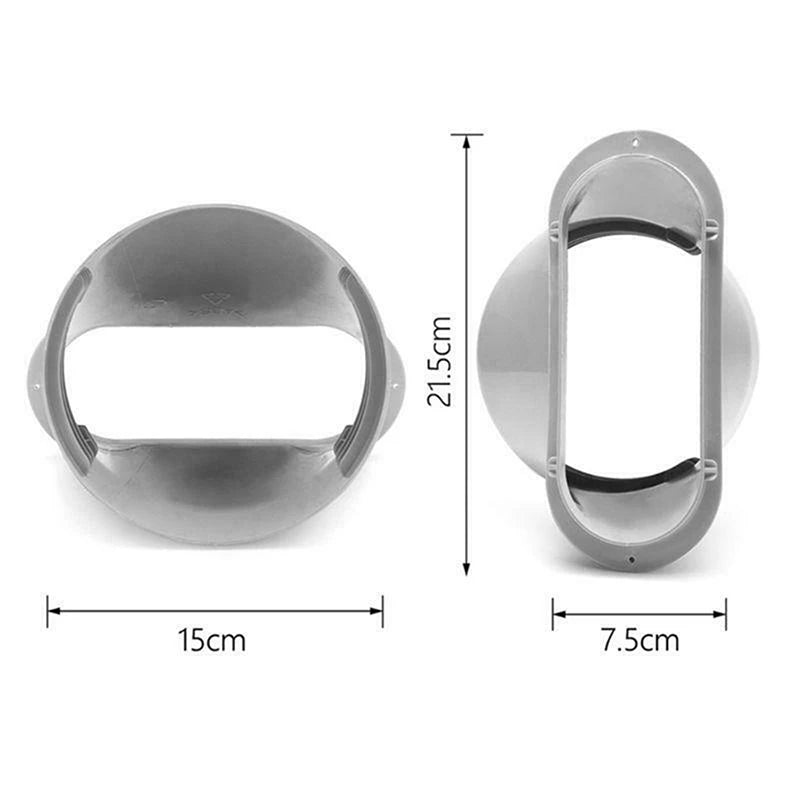 150mm Portable Replacement Air Conditioning Body Exhaust Duct Interface Pipe Connector Air Conditioner Accessoy Window Adaptor