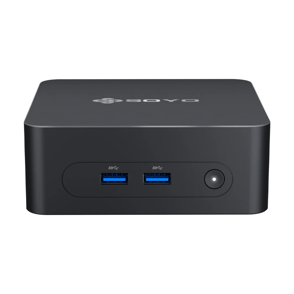 SOYO M2 PLUS 2 Mini PC Intel Alder Lake N100 Windows 11 Pro MiniPC 16GB DDR4 512GB PCIe M.2 SSD WiFi 5 BT5.0 Desktop Computer