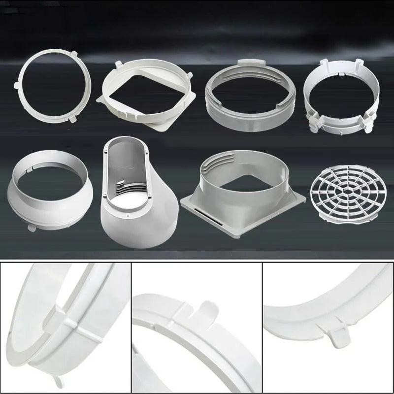 150mm Portable Replacement Air Conditioning Body Exhaust Duct Interface Pipe Connector Air Conditioner Accessoy Window Adaptor