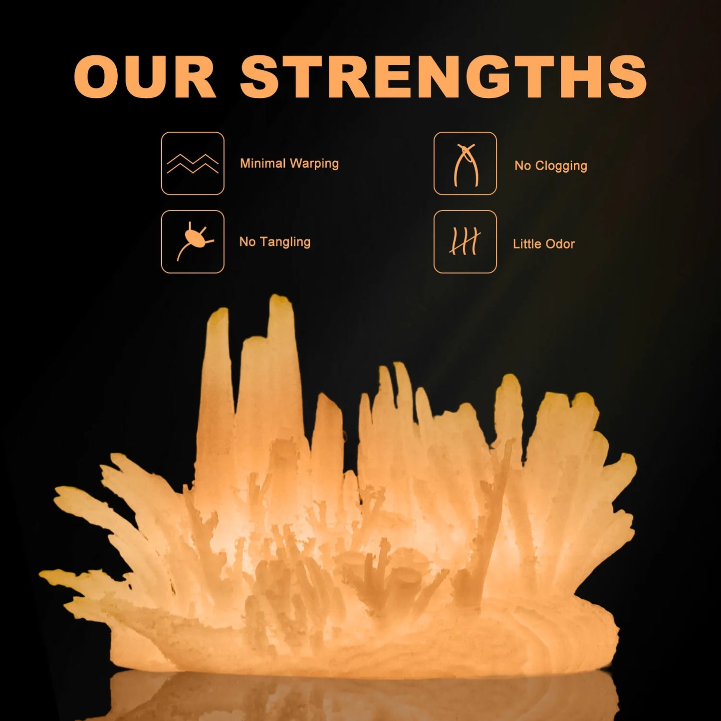 Eryone 250G Luminous PLA Filament 1.75mm Glow In The Dark Plastic PLA 3D Printing Materials High Quality Wholesale Fast Shipping