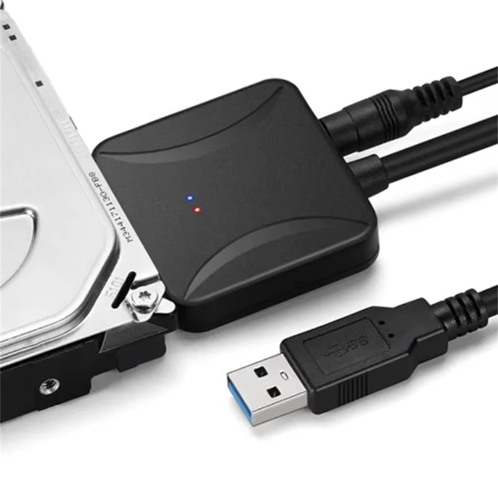New Style For 2.5” 3.5” SATA SSD & HDD Laptop Hard Disk Drive DVD CD-ROM DVD-ROM USB 3.0 to SATA Adapter Converter Cable 5Gbps