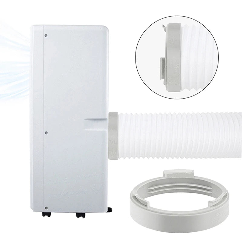 150mm Portable Replacement Air Conditioning Body Exhaust Duct Interface Pipe Connector Air Conditioner Accessoy Window Adaptor