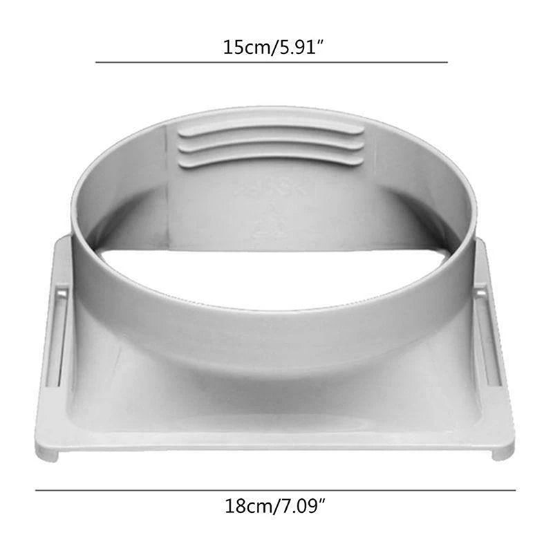 150mm Portable Replacement Air Conditioning Body Exhaust Duct Interface Pipe Connector Air Conditioner Accessoy Window Adaptor