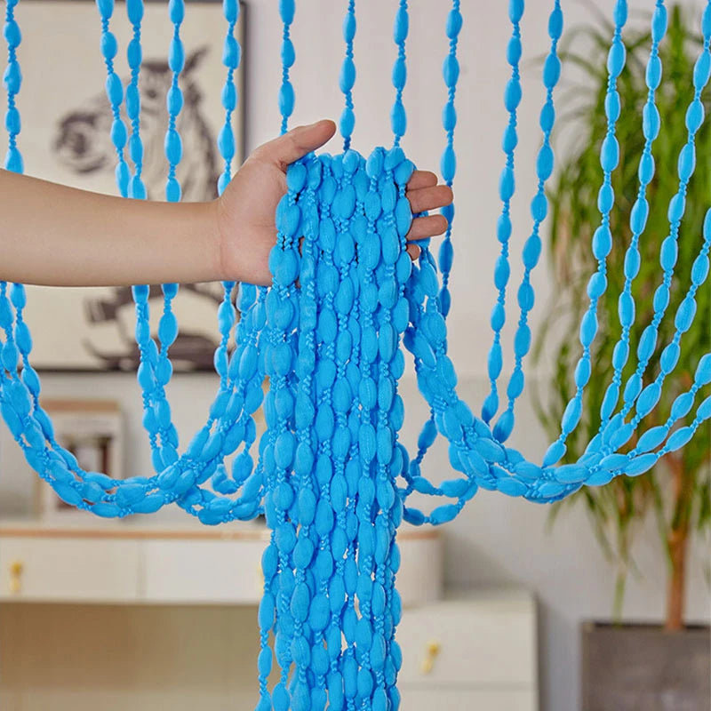 Vintage String Curtain Door Curtain Thread Tassel Curtains Windows Doors Living Room Divider Home Party Wedding Decoration