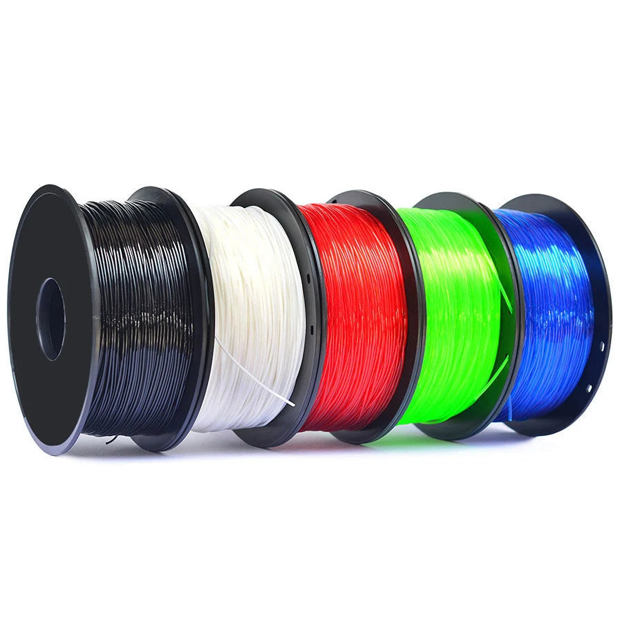 TPU 3D Printer Flexible Filament 250g 1.75mm Length 80M