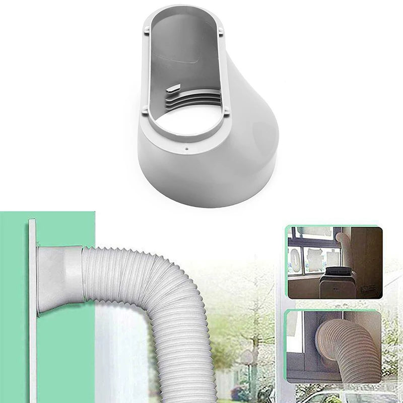 150mm Portable Replacement Air Conditioning Body Exhaust Duct Interface Pipe Connector Air Conditioner Accessoy Window Adaptor