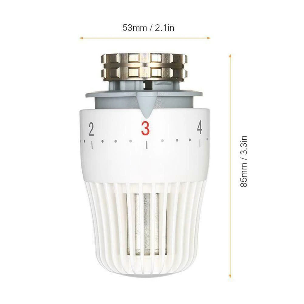 Thermostatic Temperature Control Valve Head M30x1.5 Thermostatic Radiator Valve Replacement Sensor Head 6-28 °c Heating Radiator