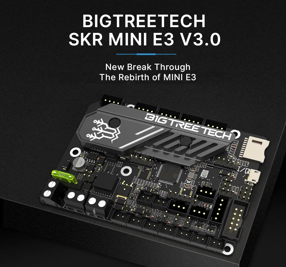 BIGTREETECH SKR MINI E3 V3.0 3D Motherboard MINI E3 V2 TMC2209 3D Printer Accessories For Ender 3 Upgrade BTT SKR V1.4 Turbo