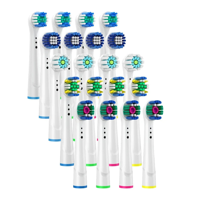Universal Sonic Electric Toothbrush Replacement Brush Head 4 PCS DuPont Soft Bristle Oral Care Dental Cleaning