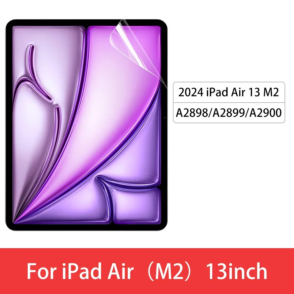 2pcs iPad Paper Feel Film for 2024 iPad Air 11/13 M2 Pro 11/13 M4 Screen Protector Matte PET Painting Write for iPad 10th Mini6