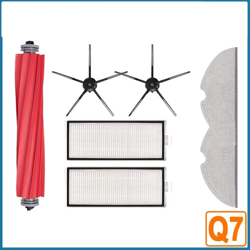 For Xiaomi Roborock Q7 Max,Q7 Max+,Q7 Plus,T8 Replacement Filter Main Side Brush Cloth Dust Bag Parts Vacuum Cleaner Accessories