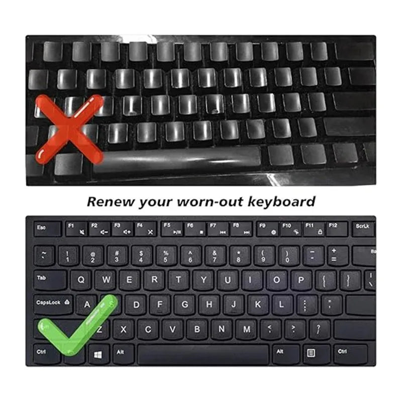 Wear-resistant Keyboard Stickers Spanish/English/Italian/Korean Letter Replacement For Laptop PC