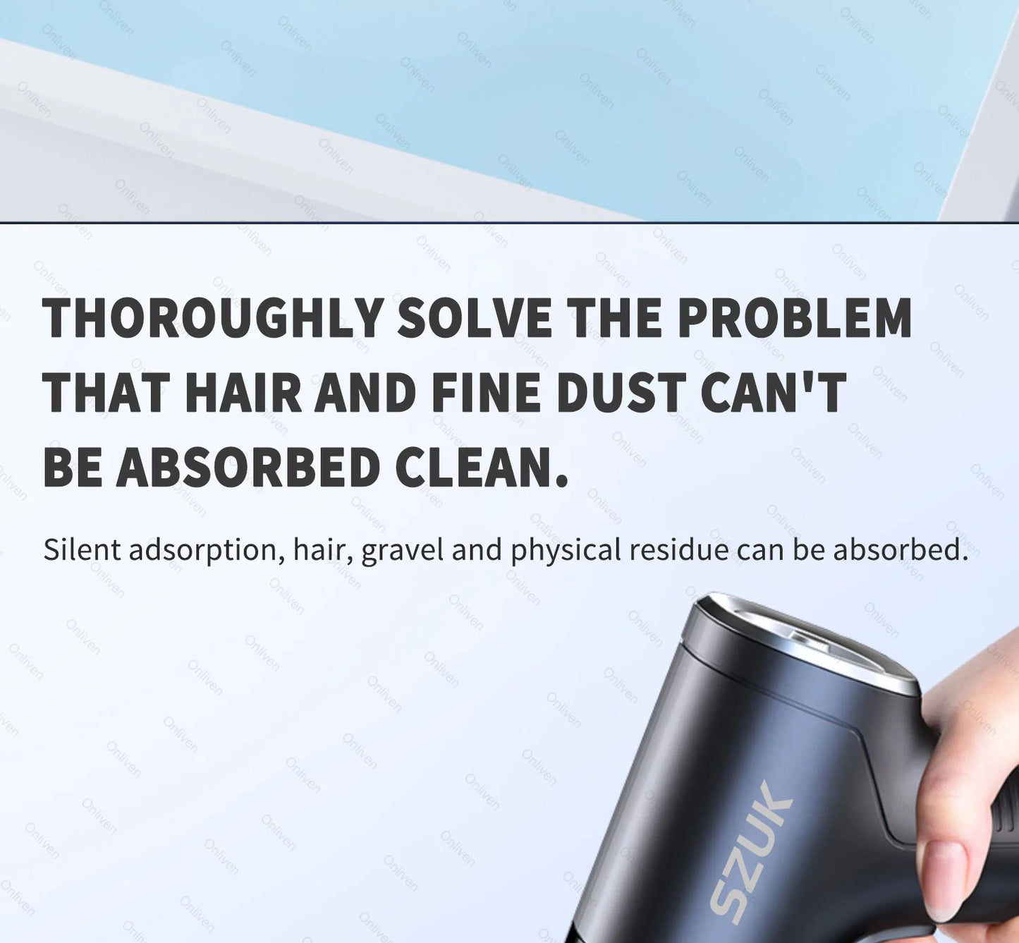 SZUK 2025 Car Vacuum Cleaner New Mini Vacuum Cleaner Strong Suction Wireless Portable Cleaner Handheld vacuum Cleaner for car