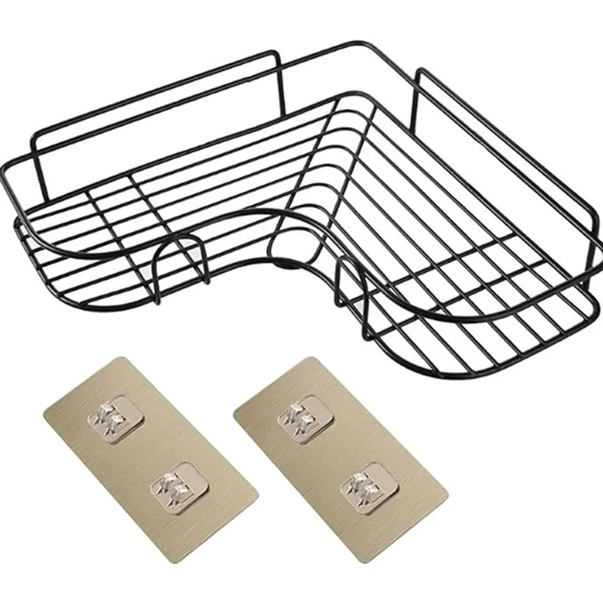 Bathroom Shelf Shower Shelf Shampoo Storage Shelf Kitchen Spice Corner Shelf No Punch Wall - Mounted Shelf Bathroom Accessories