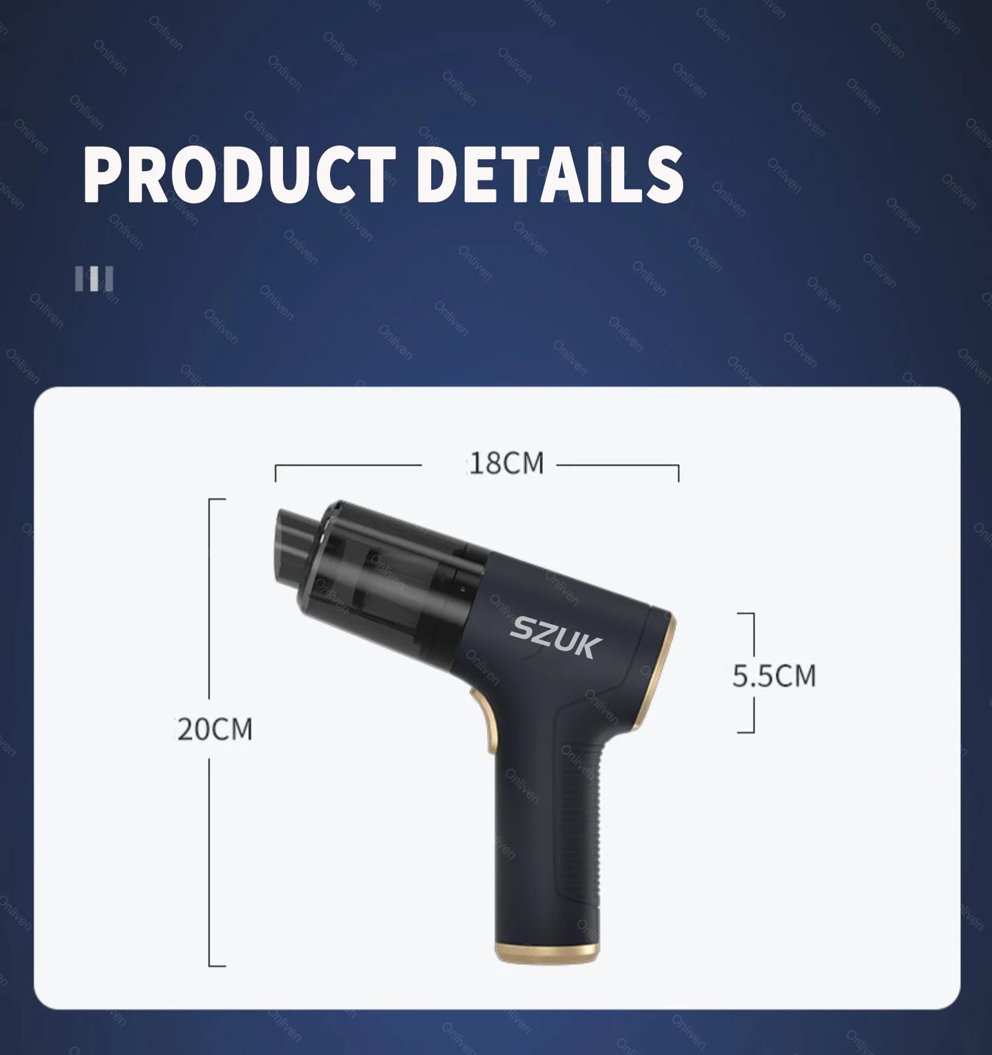SZUK 2025 Car Vacuum Cleaner New Mini Vacuum Cleaner Strong Suction Wireless Portable Cleaner Handheld vacuum Cleaner for car