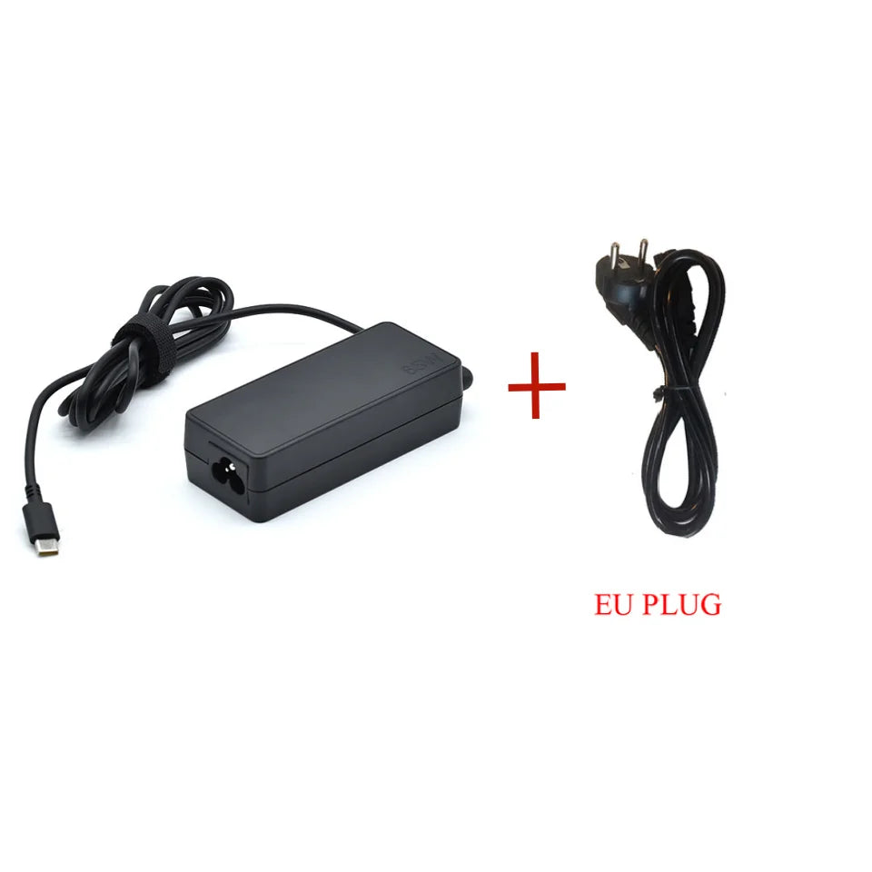 NEW 20v3.25a 65w Type-c Power Adapter Laptop Charger for Lenovo Thinkpad X1 Carbon X270 X280 T580 P51s P52s E480 E470 S2