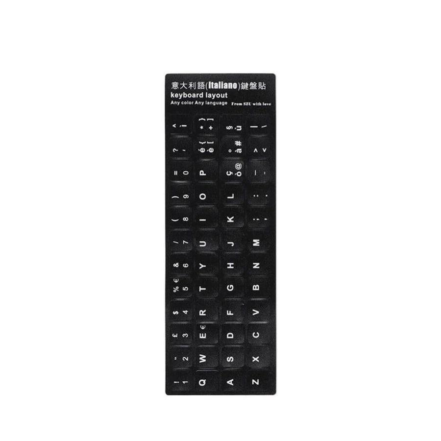 Wear-resistant Keyboard Stickers Spanish/English/Italian/Korean Letter Replacement For Laptop PC