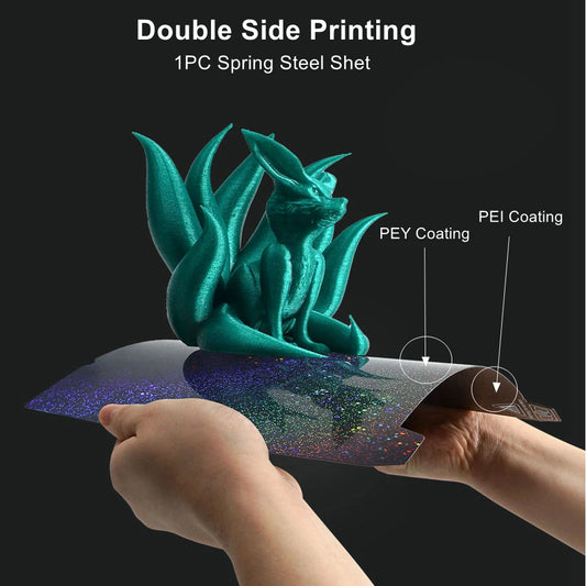 For Ender 3 V3 SE Build Plate Texture Pei Spring Steel 235x235mm Smooth PEY PET PEO Sheet For Creality K1/ Ender3 V3-KE/S1 Pro