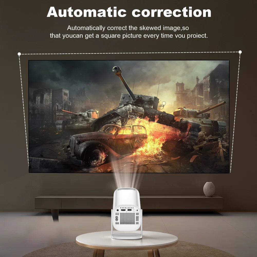 P30 Smart Mini Projector Android 11 WiFi6 Support 4K 1080P BT5.0 Projector 1280*720P Home Cinema Portable Projector