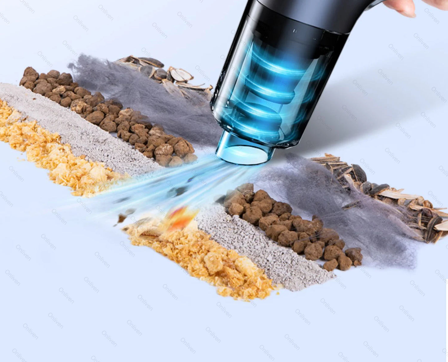 SZUK 2025 Car Vacuum Cleaner New Mini Vacuum Cleaner Strong Suction Wireless Portable Cleaner Handheld vacuum Cleaner for car