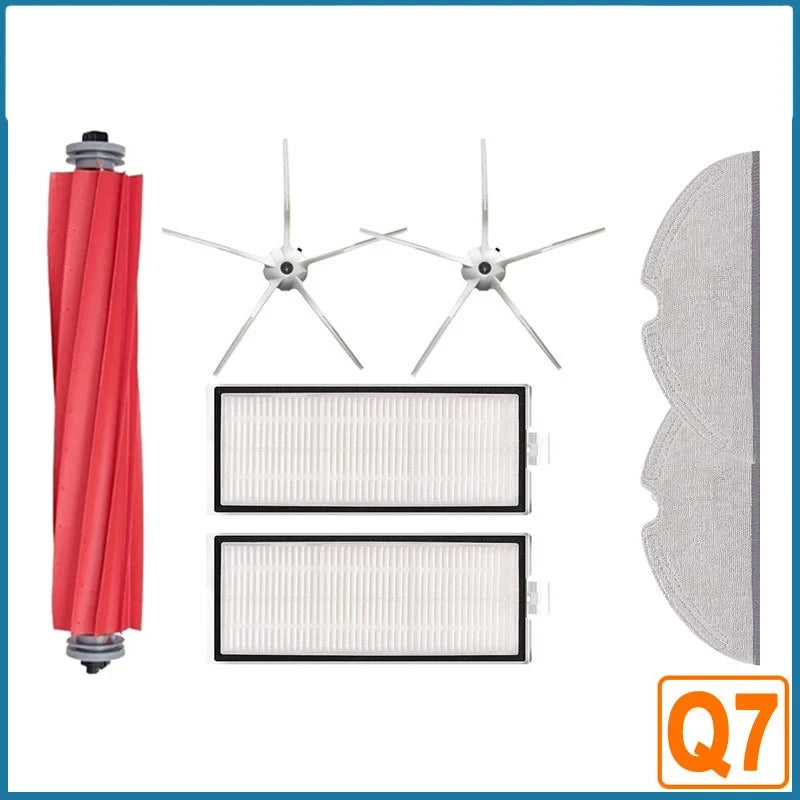 For Xiaomi Roborock Q7 Max,Q7 Max+,Q7 Plus,T8 Replacement Filter Main Side Brush Cloth Dust Bag Parts Vacuum Cleaner Accessories