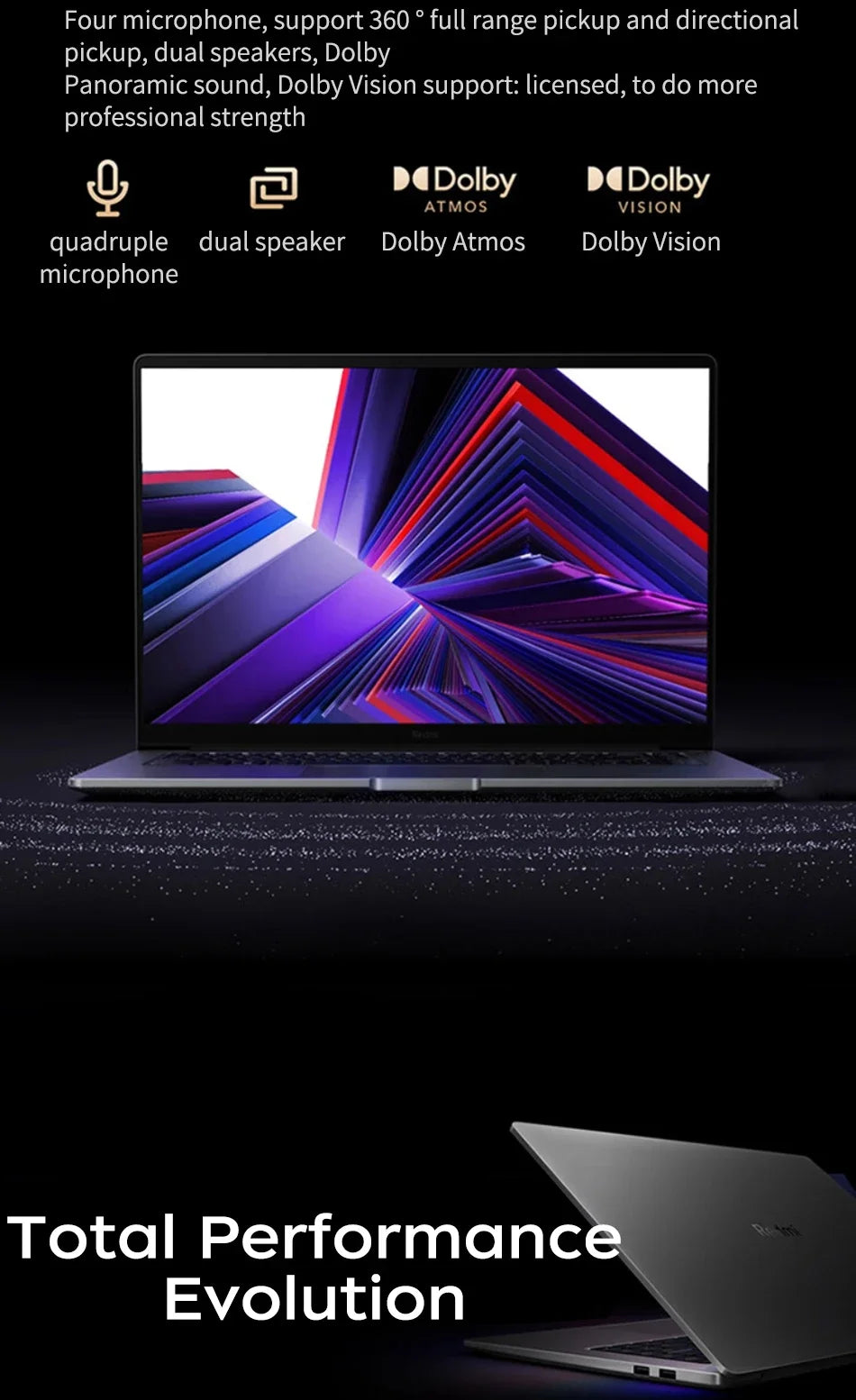 Original Xiaomi Mi Redmi Book 16 2024 intel i5 13500H 16GB RAM 512GB SSD 16inch 2.5K 120Hz Screen JYU4577CN