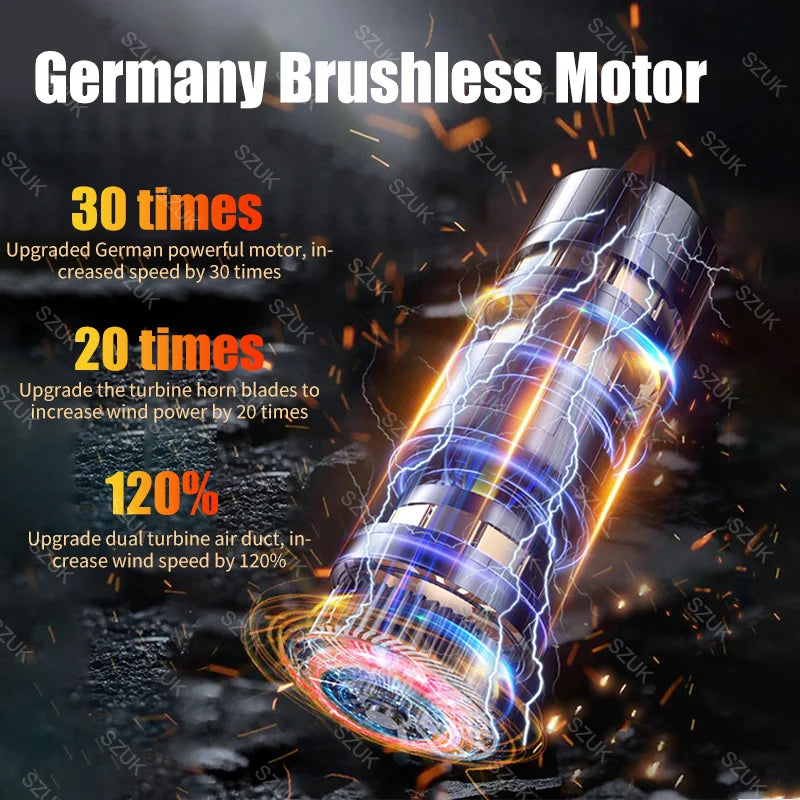 SZUK 2025 Car Vacuum Cleaner New Mini Vacuum Cleaner Strong Suction Wireless Portable Cleaner Handheld vacuum Cleaner for car